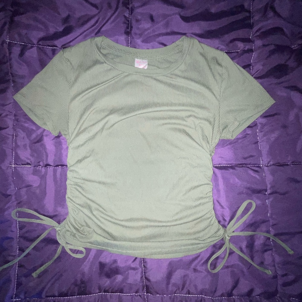 A green dressy shirt.